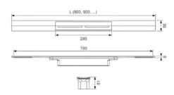 Tece TECEdrainprofile - Doucheprofiel 800 Mm, Geborsteld Rvs 670800 5 Tece TECEdrainprofile - Doucheprofiel 800 Mm, Geborsteld Rvs 670800 -Douche Uitrusting 000e35e766f8ebe99e1b2588 2
