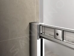 Lansanit LitIN Vati - Douchecabine 3 Delig 800x1200 Mm, Incl. Douchebak, Glanzend Aluminium/helder Glas SR80X120-C-SET -Douche Uitrusting 01ca4e7d65f981389d28b58a 5