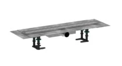 Hansgrohe RainDrain Compact - Douchegoot 60 Cm, Met Rooster, Geborsteld Roestvrij Staal 56162800