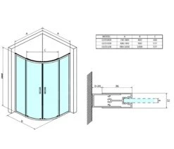 Gelco Sigma - Douchehoek 100x100 Cm, R550, Mat Zwart/helder Glas GS5510B -Douche Uitrusting 0335371e2397fff7d52d7ab2