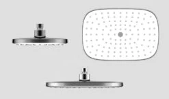 Kielle Vega - Hoofddouche 290, 1 Straalsoort, Douchearm 350 Mm, Chroom/wit 20118SE0 -Douche Uitrusting 05018c718403518e6857bf8b