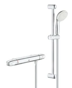 Grohe Grohtherm 1000 - Doucheset Met Thermostatische Douchekraan, Chroom 34152004