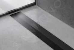 Hansgrohe RainDrain Flex - Douchegoot Met Rvs Rooster 1200, Te Plaatsen In De Ruimte, Inkortbaar, Mat Zwart 56047670 -Douche Uitrusting 0f2033db2d2551130394b86a