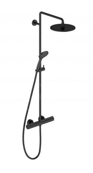 Duravit C.1 - Douchesysteem Met Thermostaat, Mat Zwart C14280008046 3 Duravit C.1 - Douchesysteem Met Thermostaat, Mat Zwart C14280008046