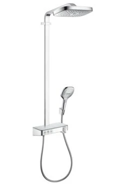 Hansgrohe Raindance Select E - Doucheset Showerpipe 300 Met Shower Tablet Select Thermostaat, 3jet, Chroom 27127000
