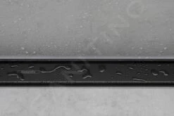 Hansgrohe RainDrain Match - Douchegoot Met Rvs Rooster 600, In Hoogte Verstelbaar Frame, Mat Zwart 56036670 -Douche Uitrusting 1de5255d9028b5c357c64694