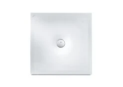 Laufen Indura - Douchebak Met Geluiddempende Pads, 900x900 Mm, Kleur Antraciet H2150710760401