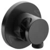 Keuco IXMO - Wandaansluitbocht Met Houder, Geborsteld Zwart Chroom 59592130001 -Douche Uitrusting 24363f2faa724191e9caa8c3