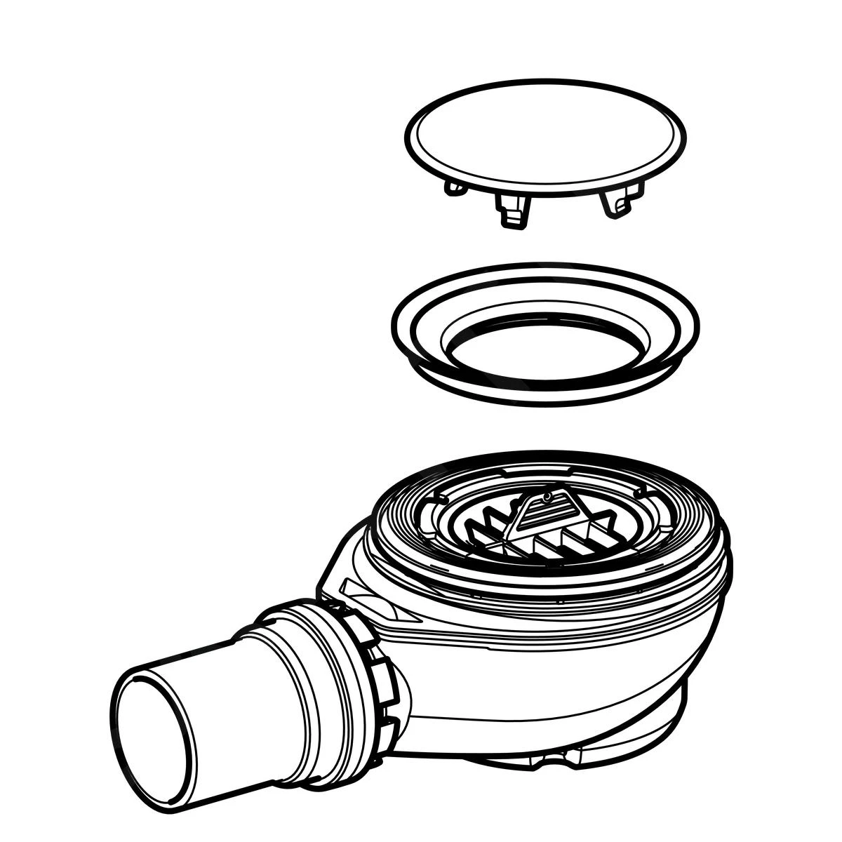 Geberit Setaplano - Afvoerset Voor Setaplano Douchebak, Waterslothoogte 50 Mm 154.016.00.1 5 Geberit Setaplano - Afvoerset Voor Setaplano Douchebak, Waterslothoogte 50 Mm 154.016.00.1 - Afbeelding 3