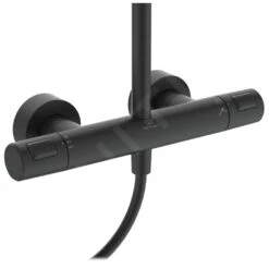 Ideal Standard CeraTherm - Doucheset T25 Met Thermostaatkraan, 200 Mm, 1-jet, Zwart A7545XG -Douche Uitrusting 25257ff6239bc388f72e0684