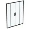 Ideal Standard Connect 2 - Schuif Douchedeur, 4-delig, 1600 Mm, Zwart/helder Glas K9282V3 -Douche Uitrusting 2bbb639587b02f8f84ad5b87