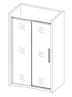 Lansanit LitLUX Slim Alvaro - Douche Schuifdeur 1000 Mm, Glanzend Aluminium/helder Glas SZD10 -Douche Uitrusting 2bf81be9931ebc2e279ea605