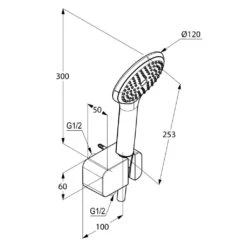 Kludi Freshline - Douchekop Met Doucheslang En Douchehouder, Chroom 6787005-00 5 Kludi Freshline - Douchekop Met Doucheslang En Douchehouder, Chroom 6787005-00 -Douche Uitrusting 3231fb6819eb8a7fafde5b05