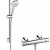 Hansgrohe Crometta 100 - Vario Doucheset Met Thermostaat, Douchestang 650 Mm, Wit/chroom 27030400 -Douche Uitrusting 34b443f0805fa47df6772894