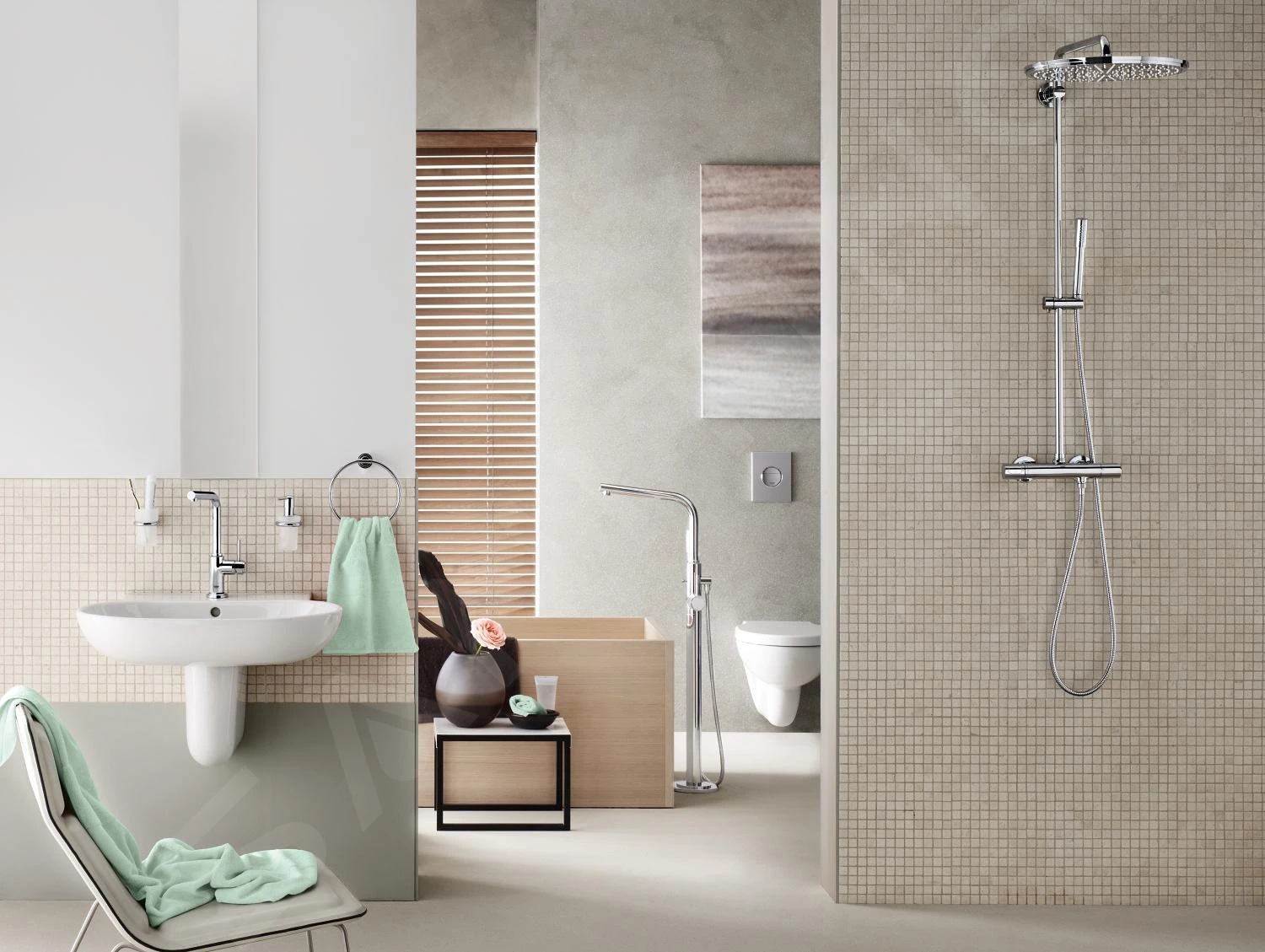 Grohe Rainshower - Regendouchesysteem, Chroom 27174001 8 Grohe Rainshower - Regendouchesysteem, Chroom 27174001 - Afbeelding 6