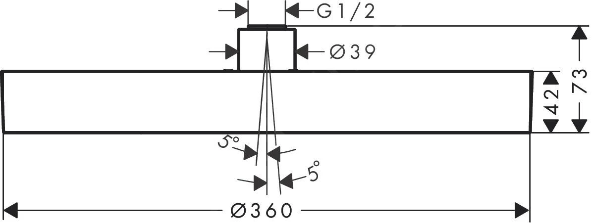 Hansgrohe Rainfinity - Hoofddouche 360, 1 Jet, Gepolijst Goud 26231990 4 Hansgrohe Rainfinity - Hoofddouche 360, 1 Jet, Gepolijst Goud 26231990 - Afbeelding 2