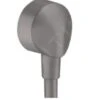 Hansgrohe Fixfit - Wandaansluitbocht E Zonder Terugslagklep, Geborsteld Zwart Chroom 27454340 -Douche Uitrusting 4382baee5912d00c10336b0d