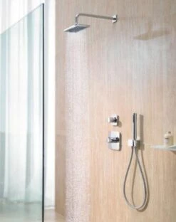 Kludi A-Qa - Wandaansluitocht Met Douchehouder, Chroom 6556005-00 -Douche Uitrusting 43ef5ce1969febfb16fc811e