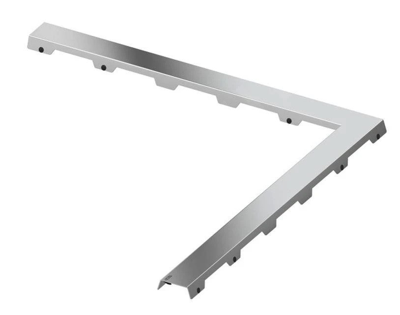Tece TECEdrainline - Rooster Voor Hoekdouchegoot 1000 Mm, Gepolijst Roestvrij Staal 611082 3 Tece TECEdrainline - Rooster Voor Hoekdouchegoot 1000 Mm, Gepolijst Roestvrij Staal 611082