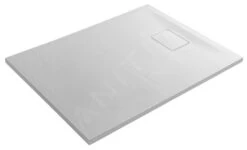 Sapho Acora - Douchebak 1200x800 Mm, Gegoten Marmer, Decor Witsteen AC004 -Douche Uitrusting 45c74cd3e6398d2985c6633c