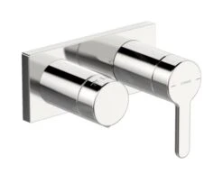 Hansa Designo - Doucheset 220 Met Afdekset Voor Douchekraan, Met Omstelkraan Voor 2 Functies, Chroom 44870041 -Douche Uitrusting 4602632d7fed44ed1809c2b8