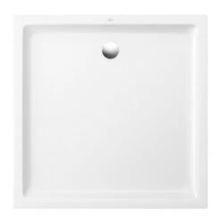 Villeroy & Boch O.novo Plus - Douchebak, 800x800 Mm, Anti-slip, Alpine Wit 6210C301