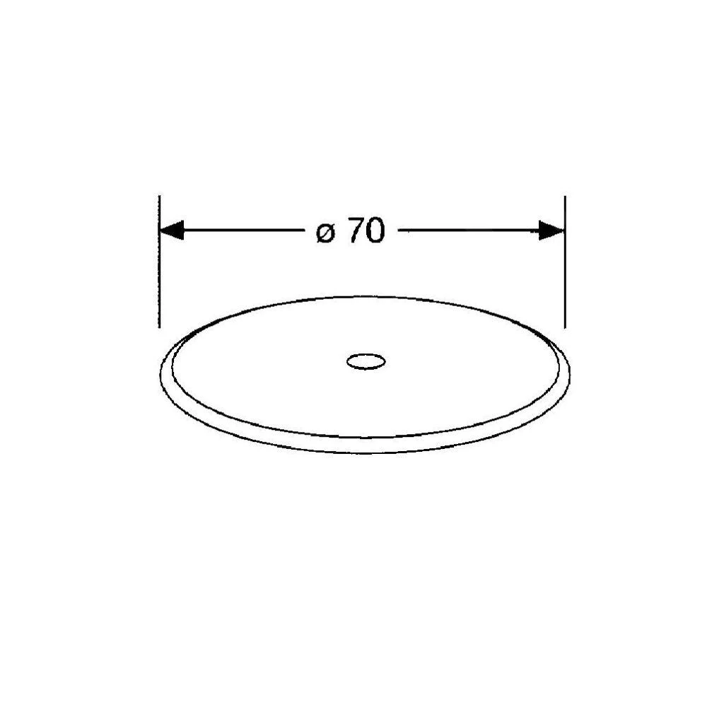 Kludi Tasso - Bovendeel Voor Tasso Sifon, Chroom 7152005-00 4 Kludi Tasso - Bovendeel Voor Tasso Sifon, Chroom 7152005-00 - Afbeelding 2