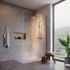 Ideal Standard Connect 2 - Douchewand Wetroom 1000 Mm, Silver Bright/helder Glas K9378EO 8 Ideal Standard Connect 2 - Douchewand Wetroom 1000 Mm, Silver Bright/helder Glas K9378EO -Douche Uitrusting 4958547c934d1a3eccc49ce7