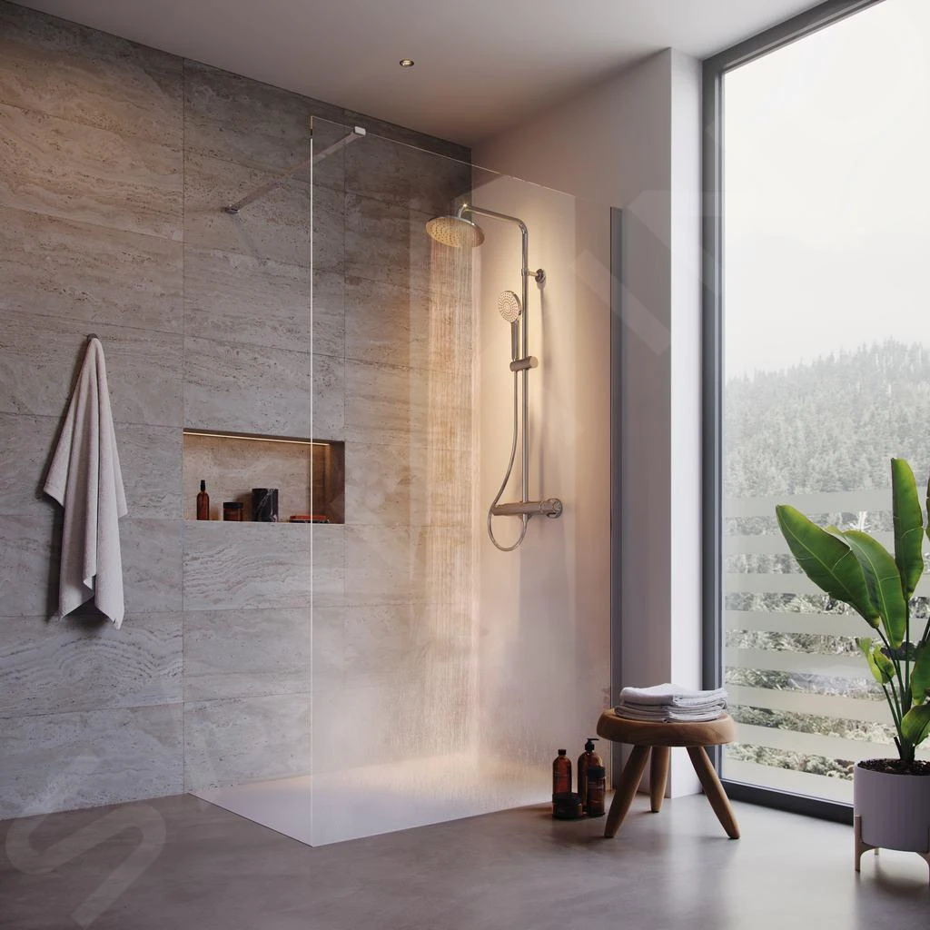 Ideal Standard Connect 2 - Douchewand Wetroom 1000 Mm, Silver Bright/helder Glas K9378EO 5 Ideal Standard Connect 2 - Douchewand Wetroom 1000 Mm, Silver Bright/helder Glas K9378EO - Afbeelding 3
