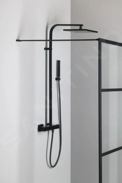 Sapho Dimy - Doucheset 250x250 Mm Met Thermostaat, Mat Zwart DM322BL -Douche Uitrusting 4cce3da0c110fdd3d6b8acb2