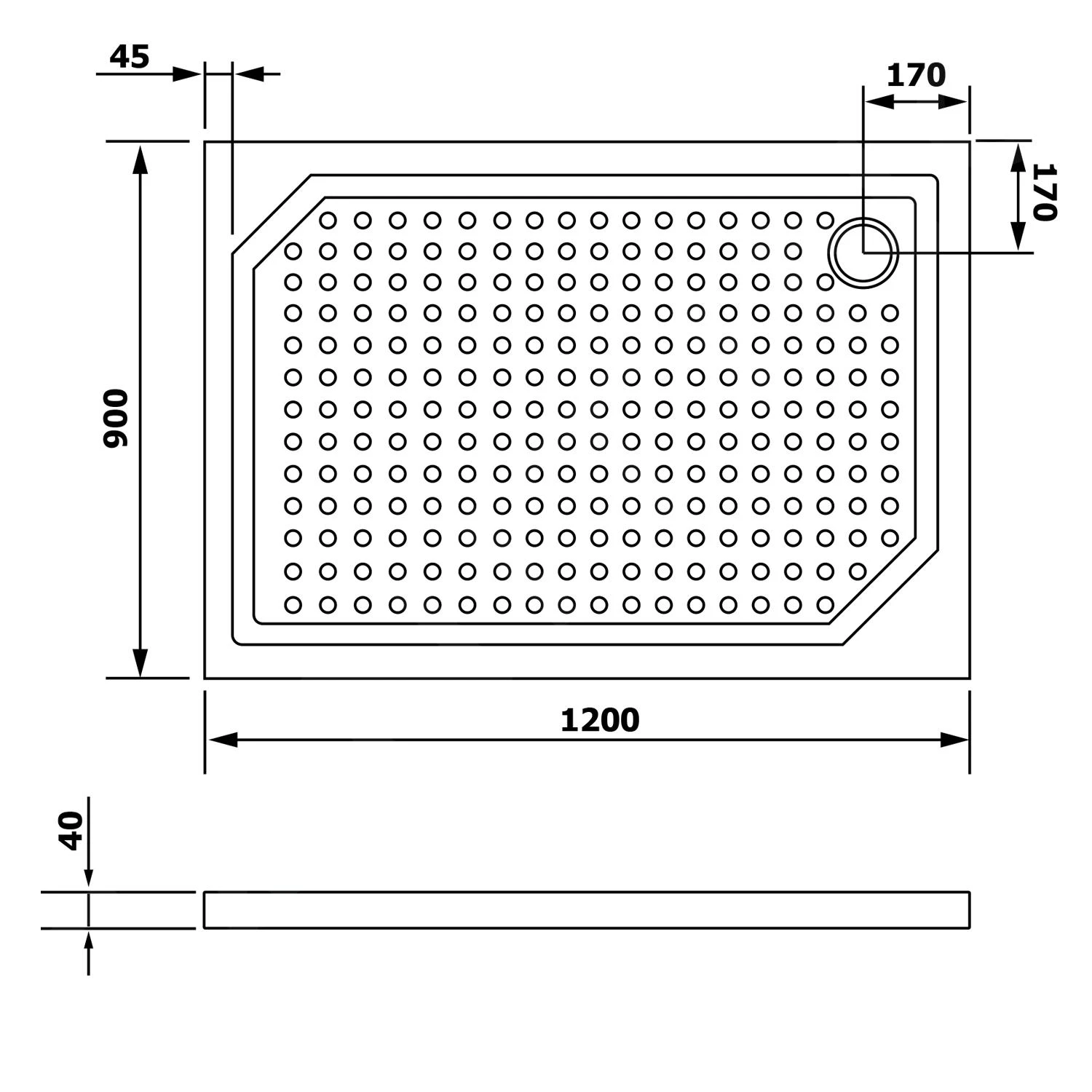 Gelco Douchebakken - SARA Douchebak Van Gegoten Marmer, 1200x900 Mm, Wit GS12090 4 Gelco Douchebakken - SARA Douchebak Van Gegoten Marmer, 1200x900 Mm, Wit GS12090 - Afbeelding 2