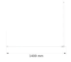 Lansanit LitEX - Walk-In Douchewand, 1400 Mm, Helder Glas W140-C -Douche Uitrusting 4e6d4efa97dc4ca6fd6d91e1