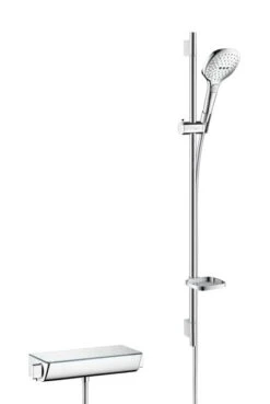 Hansgrohe Raindance Select E - 120 Doucheset Met Ecostat Select Thermostaat, 3 Jet, Chroom 27039000
