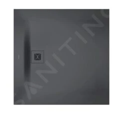 Duravit Sustano - Douchebak, 1000x1000 Mm, DuraSolid, Mat Donkergrijs 720275650000000
