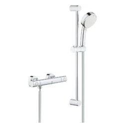 Grohe Grohtherm 800 Cosmopolitan - Douchekraan Met Thermostaat Opbouw, 2 Jets, Chroom 34768000