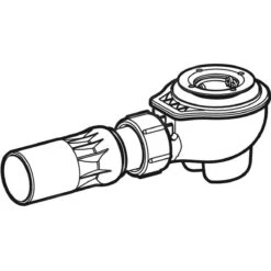 Geberit Toebehoren - Douchesifon, Afvoer 52 Mm 150.680.00.1 -Douche Uitrusting 6ae2fccba2746e8a401b651e
