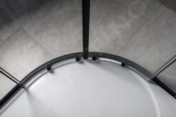 Gelco Sigma - Douchehoek 100x100 Cm, R550, Mat Zwart/helder Glas GS5510B -Douche Uitrusting 6d8af60d662f41095f1a3543