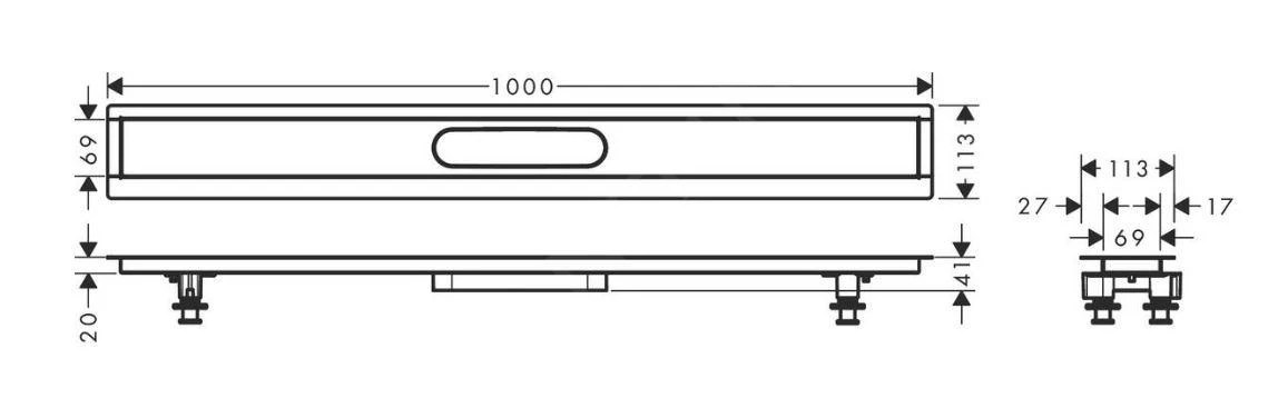Hansgrohe UBox Universal - Installatieset Voor Douchegoten 1000, Rvs 56014180 4 Hansgrohe UBox Universal - Installatieset Voor Douchegoten 1000, Rvs 56014180 - Afbeelding 2