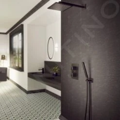 Steinberg 120 - Hoofddouche, 300x300 Mm, Mat Zwart 120 1686 S -Douche Uitrusting 7cc98ba5a71b2ee1b8d28c6f