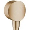 Hansgrohe Fixfit - Wandaansluitbocht S Met Terugslagklep, Geborsteld Brons 26453140 -Douche Uitrusting 7df82f54e61bf7f07959f7a7