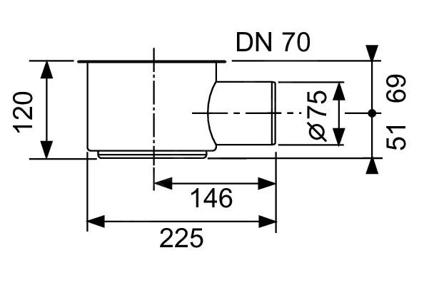 Tece Toebehoren - Sifon Voor Douchegoot Maximaal, Zijaansluiting Aan Een Afvoer DN70 650002 4 Tece Toebehoren - Sifon Voor Douchegoot Maximaal, Zijaansluiting Aan Een Afvoer DN70 650002 - Afbeelding 2
