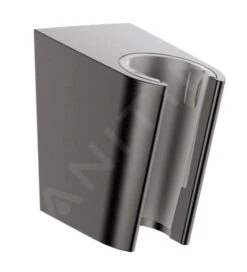 Hansgrohe Houders - Handdouchehouder Porter S, Geborsteld Zwart Chroom 28331340