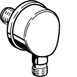 Hansa Aansluitbochten - Wandaansluitocht, Chroom 52520100 -Douche Uitrusting 829a9b863b332710e8fd5353