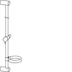 Hansa Viva - Glijstang 900 Mm, Chroom 44130100 -Douche Uitrusting 83cb79bef8fc711d65c4e2b4