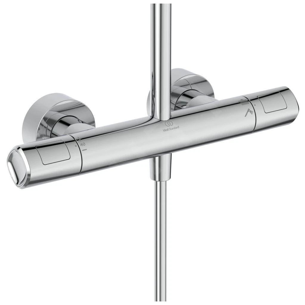 Ideal Standard CeraTherm - Doucheset Met Thermostaat, 300x200 Mm, 3jets, Chroom A7705AA 5 Ideal Standard CeraTherm - Doucheset Met Thermostaat, 300x200 Mm, 3jets, Chroom A7705AA - Afbeelding 3
