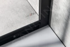 Gelco Sigma - Douchehoek 80x80 Cm, R550, Mat Zwart/helder Glas GS5580B -Douche Uitrusting 910a1a7fad785b093b3e2243 2