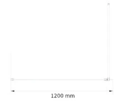 Lansanit LitEX - Walk-In Douchewand, 1200 Mm, Helder Glas W120-C 7 Lansanit LitEX - Walk-In Douchewand, 1200 Mm, Helder Glas W120-C -Douche Uitrusting 93cfa772d17eb391541bc28b