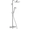 Hansgrohe Croma Select E - Showerpipe 180 Doucheset Met Thermostaat, 2 Jet, Ecosmart 9l/min, Wit/chroom 27257400 -Douche Uitrusting 93dee124355d742aa68e1d2f