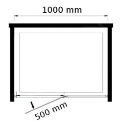 Lansanit LitLUX Brix - Pendel Douchedeur 1000 Mm, Rechts, Glanzend Aluminium/helder Glas H2Y-10R 11 Lansanit LitLUX Brix - Pendel Douchedeur 1000 Mm, Rechts, Glanzend Aluminium/helder Glas H2Y-10R -Douche Uitrusting 954eca35c007ac324fb351b1