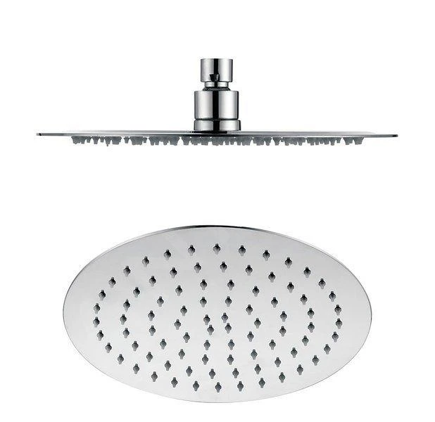 Sapho Slim - Slim Hoofddouche, Diameter 250 Mm, Gepolijst Roestvrij Staal MS574 3 Sapho Slim - Slim Hoofddouche, Diameter 250 Mm, Gepolijst Roestvrij Staal MS574